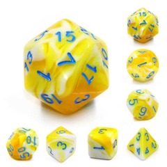 Lemon Cream 7 Dice Set